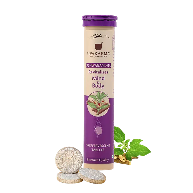 Upakarma Ashwagandha Effervescent – 20 Tablets