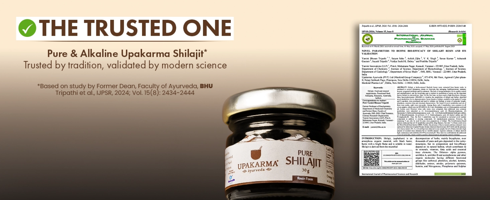 Upakarma pure shilajit - the trusted one!