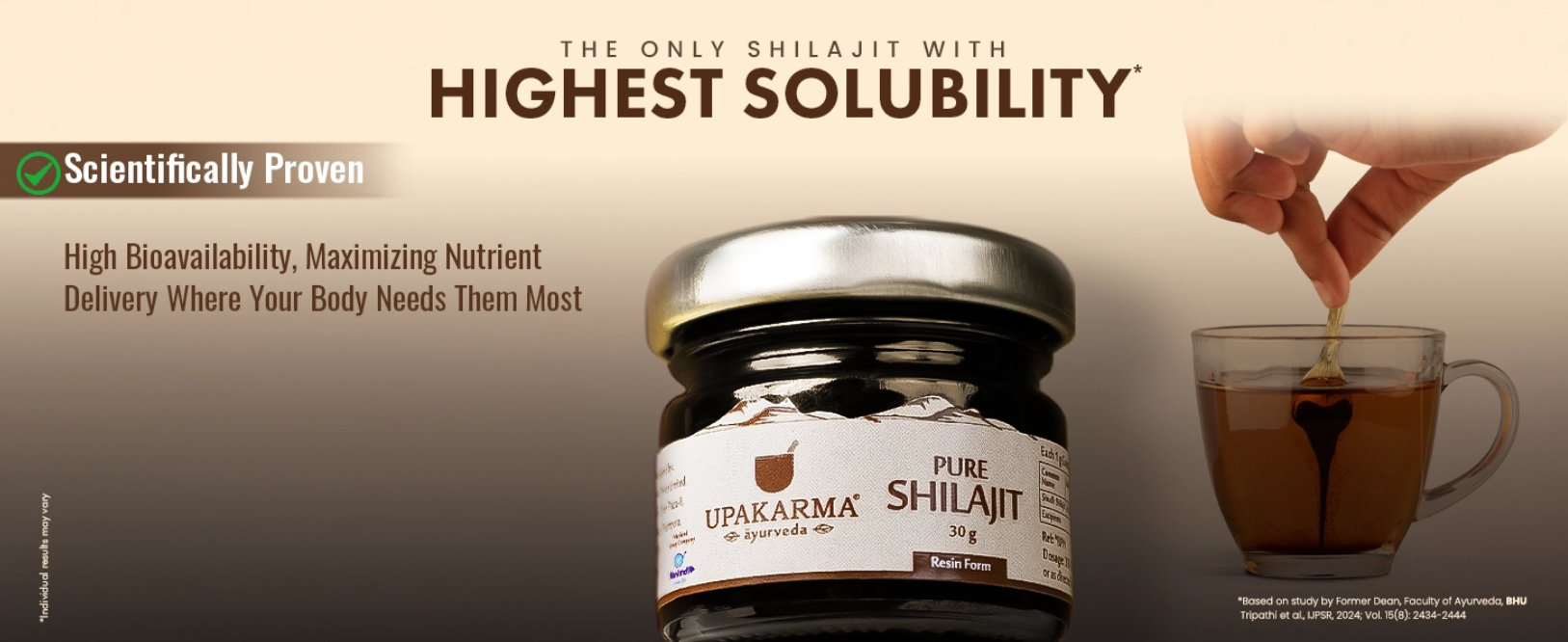 Upakarma pure shilajit - highest solubility