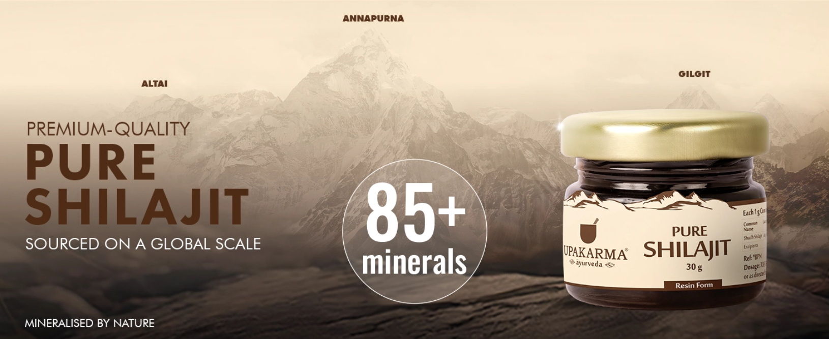 Upakarma pure shilajit - 85+ minerals